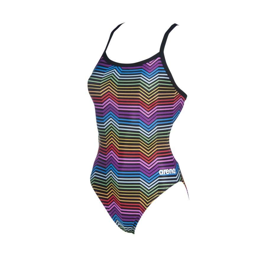 ARENA MULTICOLOR STRIPES ΓΥΝΑΙΚΕΙΟ ΟΛΟΣΩΜΟ ΜΑΓΙΟ - Image 3